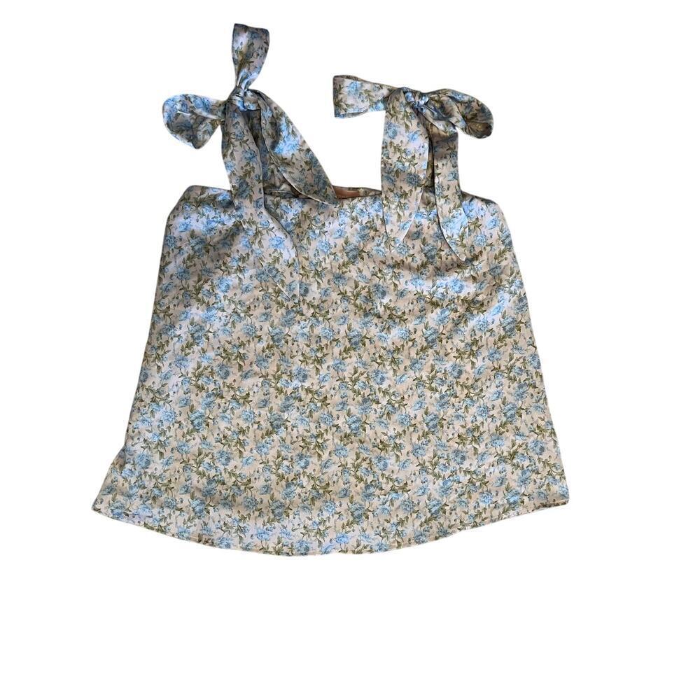 Show Me Your MUMU Makeup Tank Blur Floral Size Medium